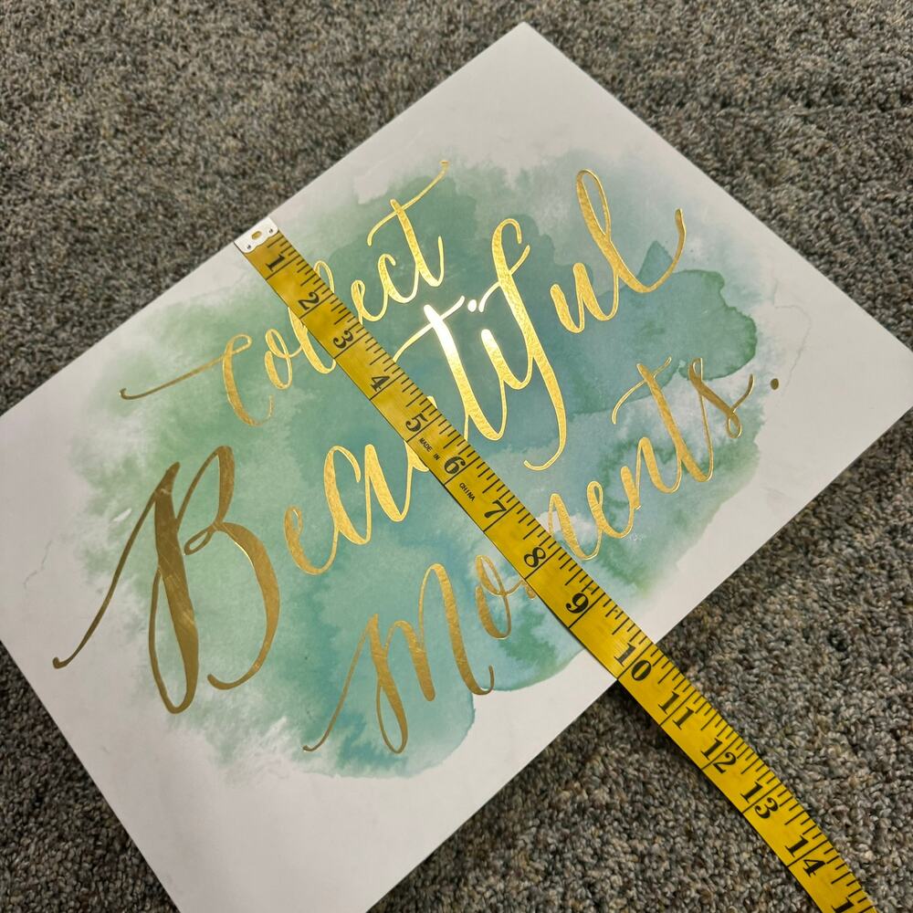 Sheffield Home Sign "Collect Beautiful Moments" Wall Art Desktop Shelf - Picture 11 of 11